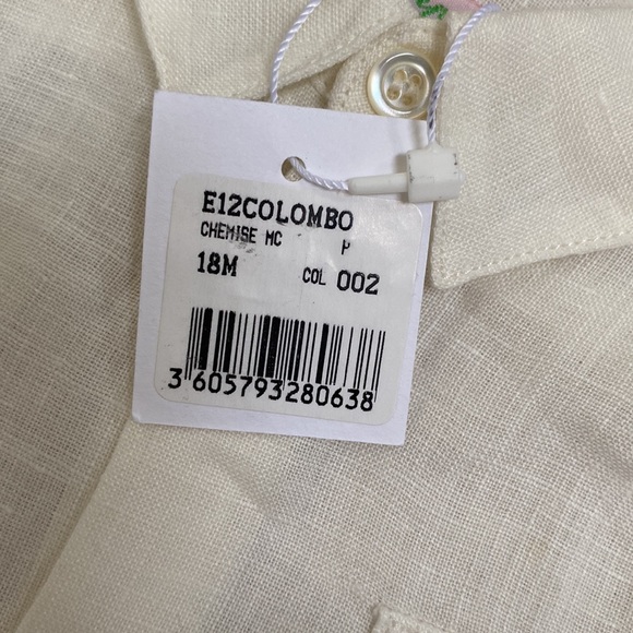 Bonpoint boys white linen dress shirt & cotton pants - Picture 11 of 16